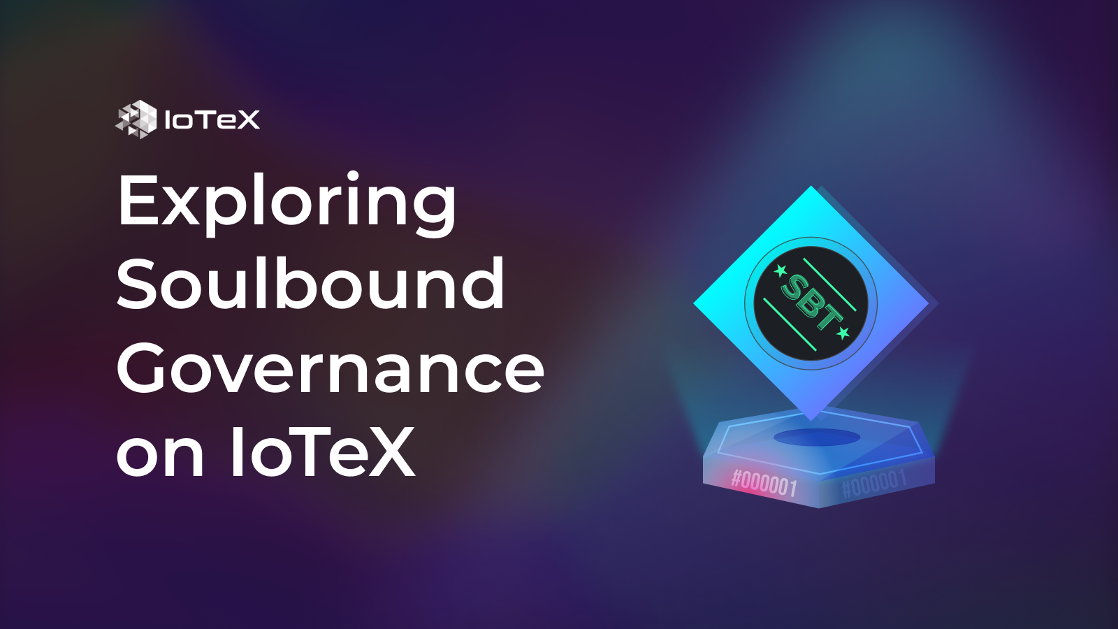 IoTeXにおけるソウルバウンド・ガバナンスの探求