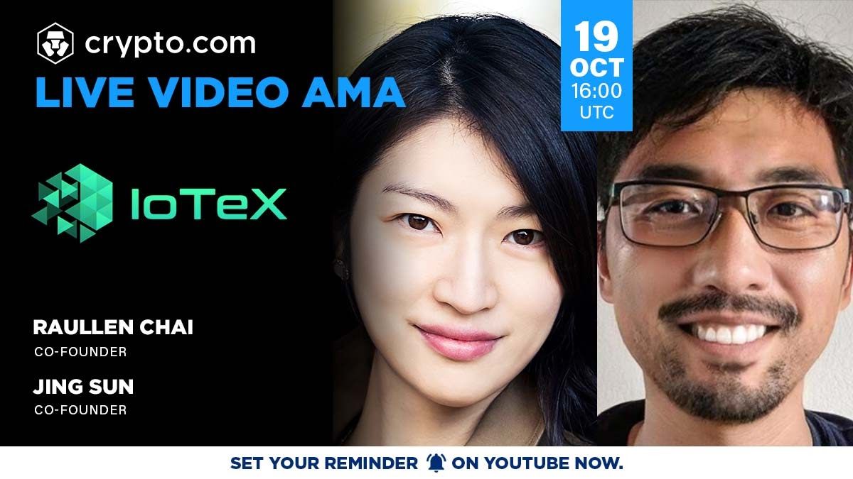 Raullen Chai and Jing Sun, on Crypto.com's AMA (ask me anything)