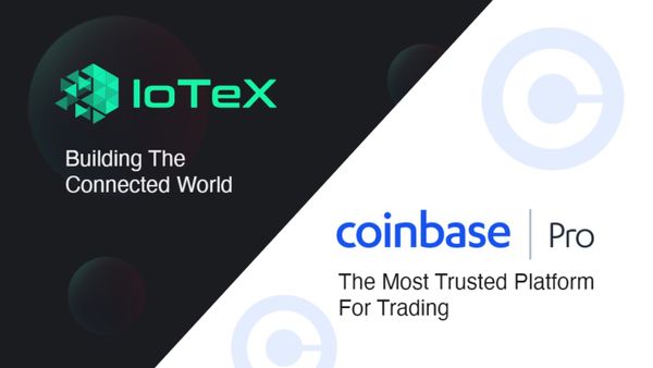 IOTEX Listed on Coinbase [Becomes First Listed IOT Blockchain Company]