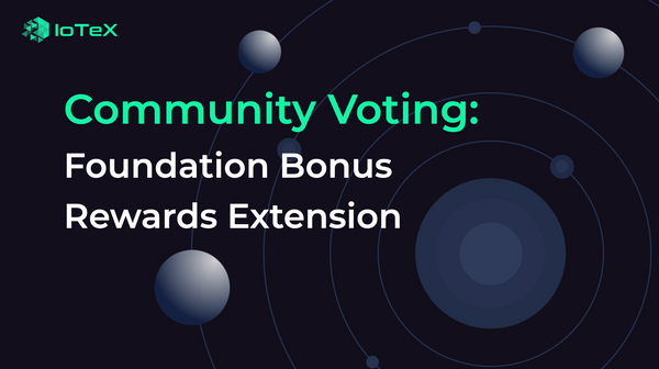 Community Voting Kickoff - Foundation Bonus Rewards Extension