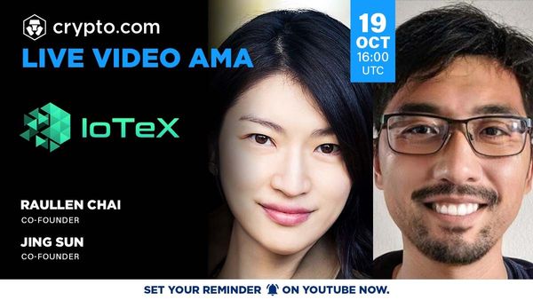 Raullen Chai and Jing Sun, on Crypto.com's AMA (ask me anything)