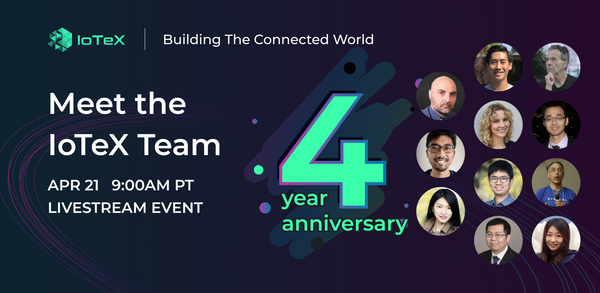 4 year anniversary livestream on April 21 at 9:00AM PT